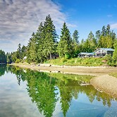Waterfront Allyn Retreat w/ Guest House & Beach!