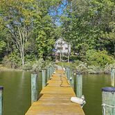 Waterfront Lusby Escape w/ Fire Pit & Kayaks!
