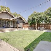 Sunny Turlock Cottage: Walk to Downtown!