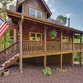 Deck, Grill & Fire Pit: Blue Ridge Mountain Cabin!