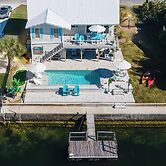 Private Pool & Dock: Old Florida Waterfront Home