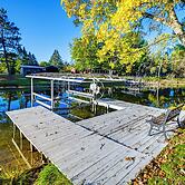 Lakefront Nekoosa Home: Private Beach & Boat Dock!