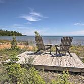 Rustic De Tour Village Cabin w/ Deck on Lake Huron