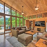 Lakefront Glass House Cabin w/ Mountain Views!