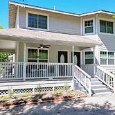 Backyard, Deck & Fire Pit: Conroe Getaway
