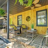 Deck & Hiking Trails: Luxe Georgia Farm Retreat