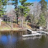 Lake Wissota Home w/ Private Dock + Fire Pit!