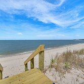 Cape Charles Home: Private Pier & Beach-front Deck