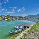 Lakefront Utah Home w/ Private Beach, Dock & Canoe