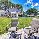 Oshkosh Canal-front Home w/ Sunroom & Watercraft!