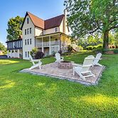 Home w/ Fire Pit on 27 Acres in Walhalla!