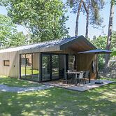 Modern Chalet With air Conditioning, on a Holiday Park at 12 km. From