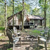 Deck, Fire Pit & Beach Access: Big Bass Lake Home