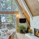 A-frame Retreat Chic and Modern Forest Views, Hammock, Outdoor Dining,