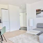 Great 1-bed w Balcony by Odense Harbour