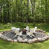 Hot Tub + Fire Pit: Eclectic Ulster County Cabin