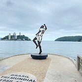 Pé na Areia Praia do Gonzaguinha