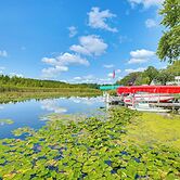 Spacious Getaway w/ Boat Dock in East Troy!