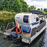 Hausboot auf der Peene, Demmin