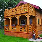 Wooden House by Ostrowieckie Lake With Beach