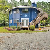 Near Lake Gaston: Unique Home w/ Deck & Fire Pit!