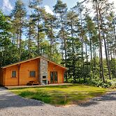 Modern, Wooden Chalet With Wood Burning Stove, in the Forest