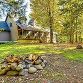 Private Deck & Fire Pit: Adirondack Family Home