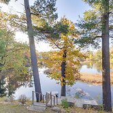 Antiquing & Fishing: Riverfront Waupaca Home!