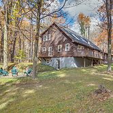 Deck & Game Room: Finger Lakes Family Retreat