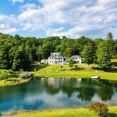 Secluded Berkshires Estate + Private Pond/pool,theater, Gym Sunny Pond