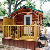 #4 - Amish Log Camping Cabin Walk To The Water Cabin