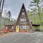A-frame Cabin w/ Spacious Yard in Tellico Plains!