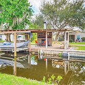 Private Boat Dock: Canal-front Home