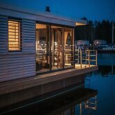 Houseboat in Peenemunde on the Baltic Sea