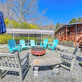 Fire Pit & Decks: Creekside Cabin in Robbinsville
