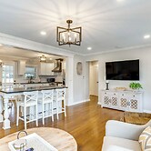 Screened Patio & Fire Pit: Modern Westerville Home