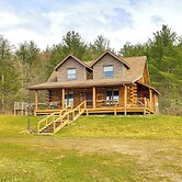 Log Cabin w/ Pond & Trail Access in Almond!