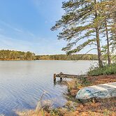 136 Private Acres: Lakefront Aiken County Home!