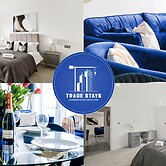 Luxurious 1 Bed Apartment - Free Wifi and Parking