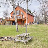 Boat Dock & Furnished Deck: Northwoods Lake House