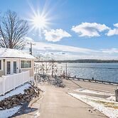 Steps to Beach: Lake-view Laconia Getaway!