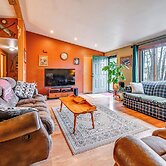 Furnished Deck w/ Forested Views: Manawa Home!