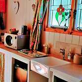 Shepherd's Hut in Romsey With Fire Pit