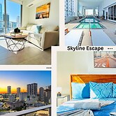 Relax Above Miami Skyline Views Gym Pool