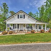 Dobson Farmhouse w/ Wraparound Porch & Fire Pit!