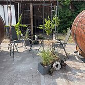 Schlafen im Weinfass