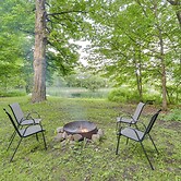 Authentic Log Cabin w/ Private Pond in Glidden