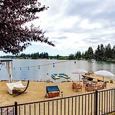 Lake Spanaway Retreat: Home w/ Private Beach!