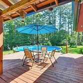 Pool & Deck: Pond-view Getaway in Newnan!