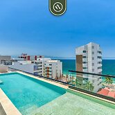 Brand New Studio - 2 Min to Beach - Rooftop Pool